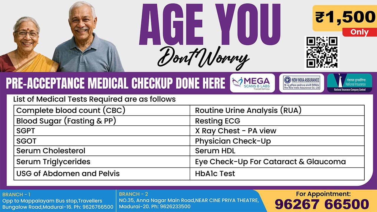 Best Pre-Acceptance Medical Checkup in Madurai